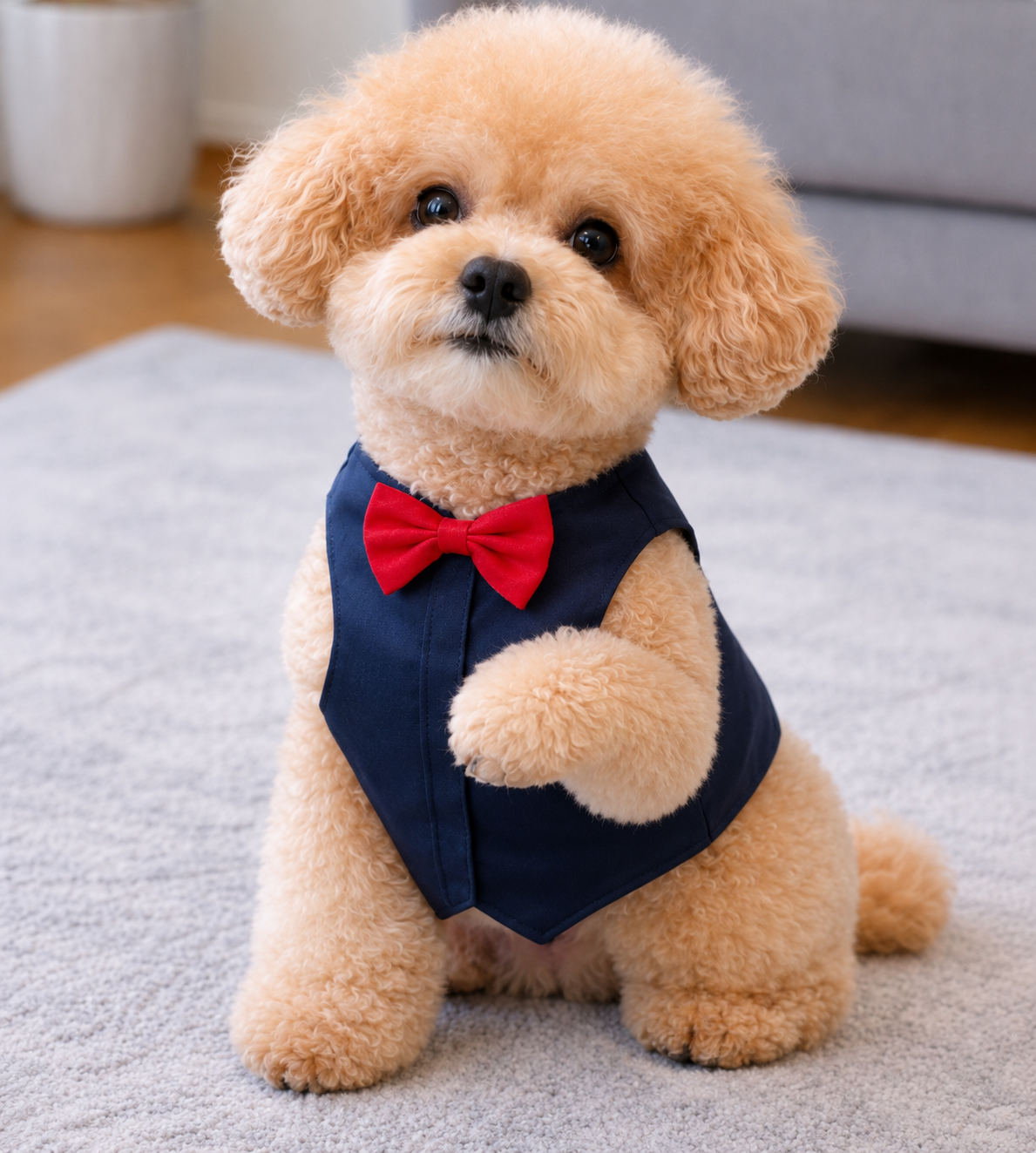 Navy Blue Pet Tuxedo