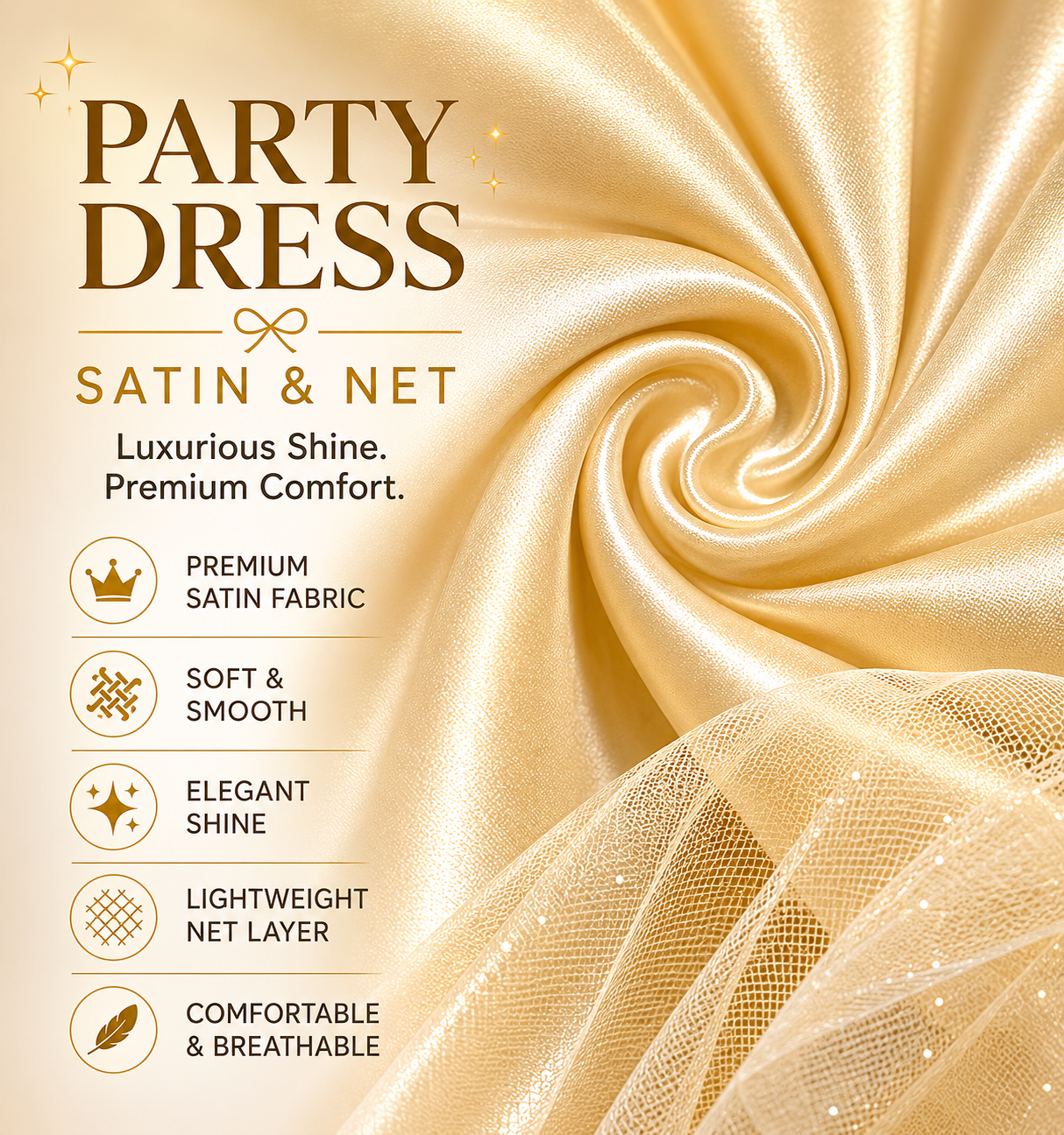 Golden Fairy Party Pet Dress