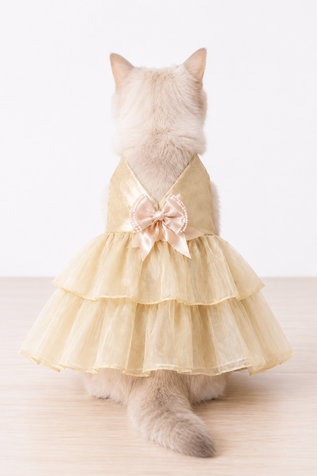 Golden Fairy Party Pet Dress