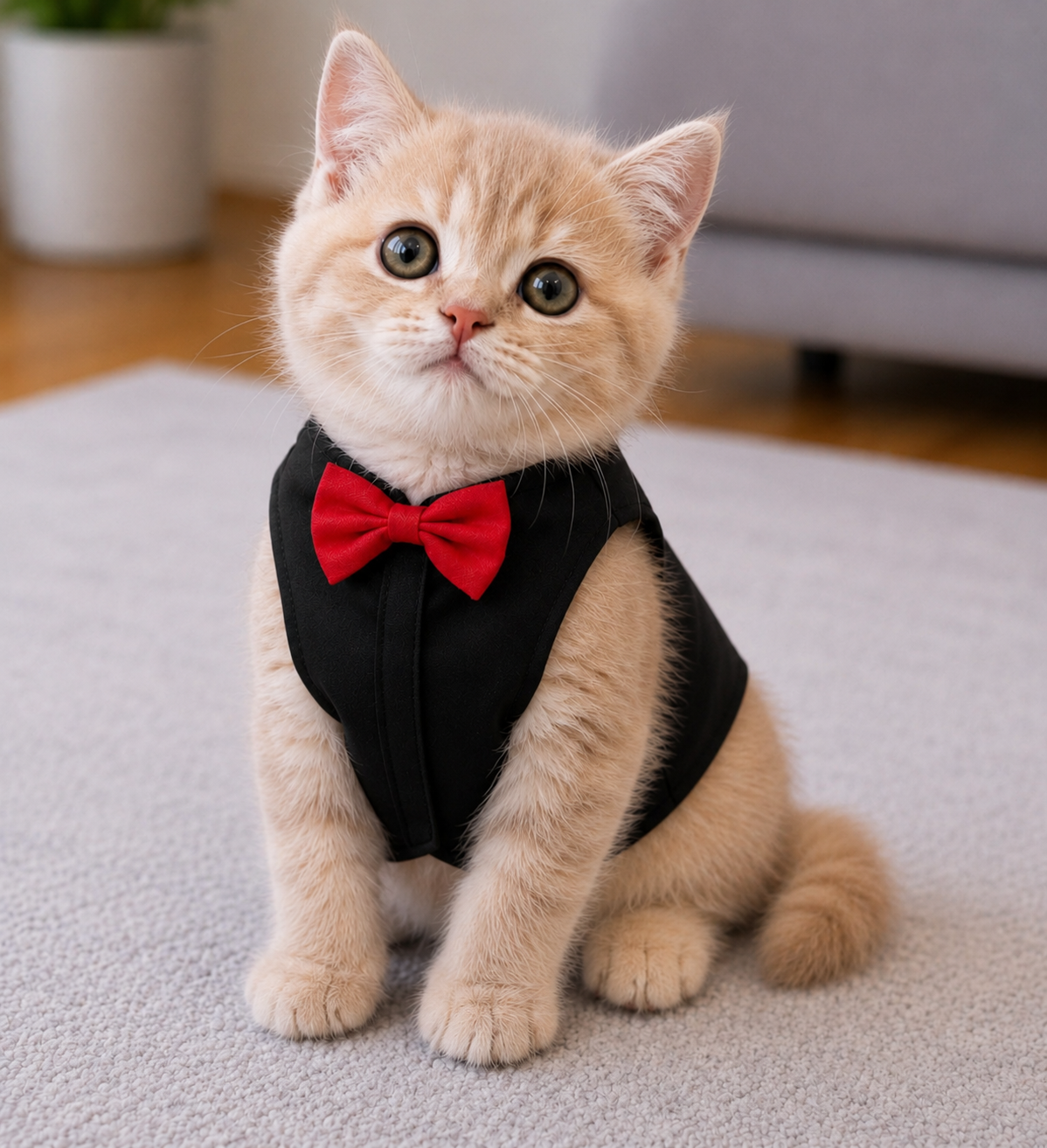Classic Black Pet Tuxedo