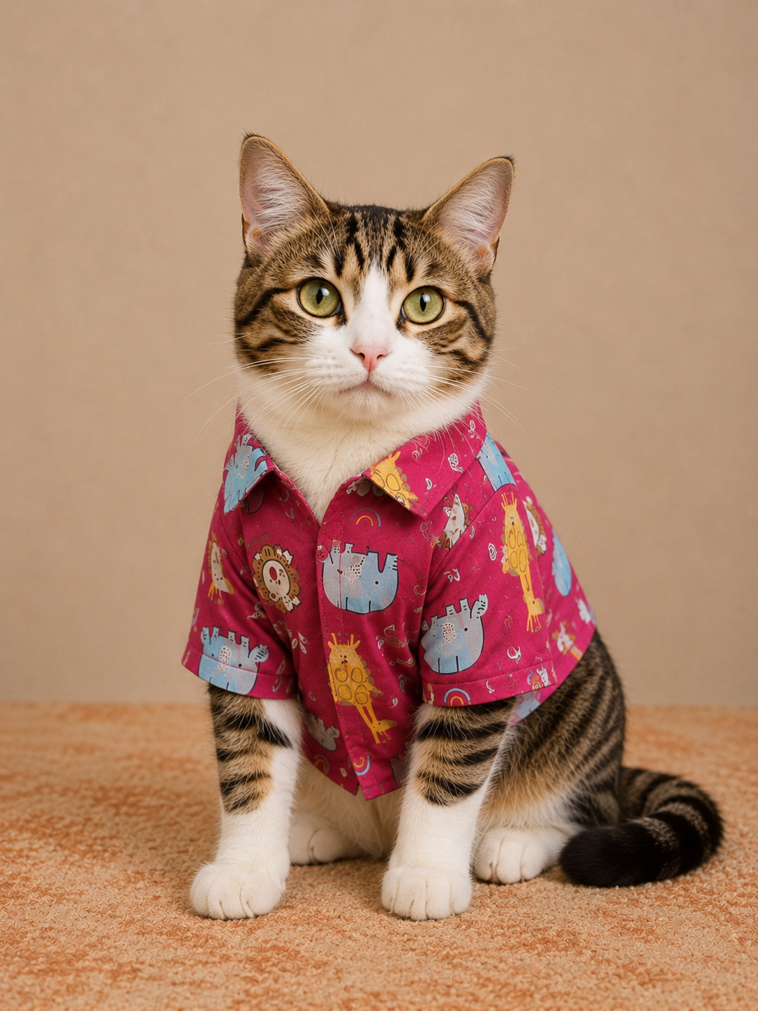 Animal Print Summer Dog Shirt