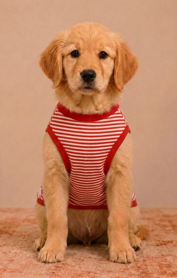 Red Stripe Pet Tshirt